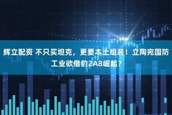 辉立配资 不只买坦克，更要本土组装！立陶宛国防工业欲借豹2A8崛起？