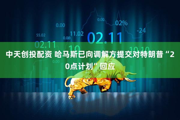 中天创投配资 哈马斯已向调解方提交对特朗普“20点计划”回应